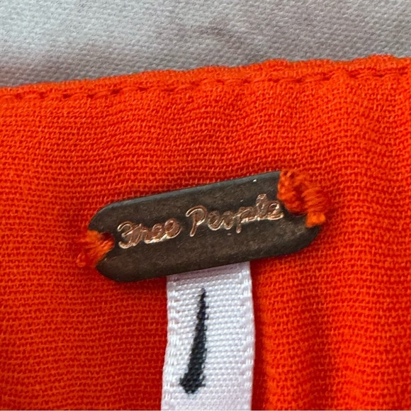 NWT Free People Women's Small Coral Orange Mila Mini Dress Sleeveless $148 New S - Picture 3 of 14